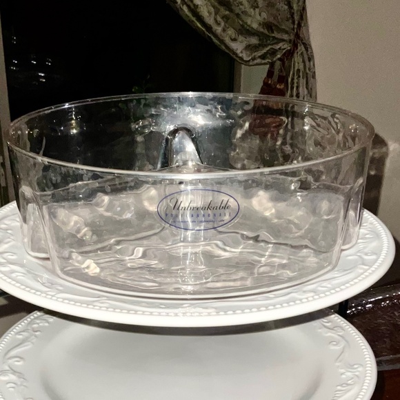 Unbreakable Polycarbonate 3 Section Serving Bowl - Picture 9 of 12